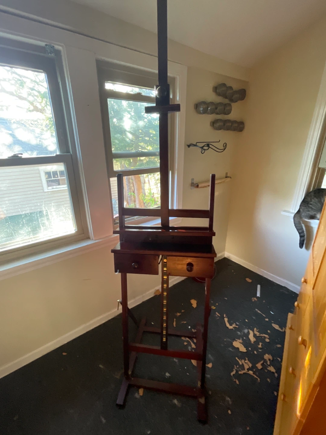 Wooden Art Easel with Storage Drawers - photo 2