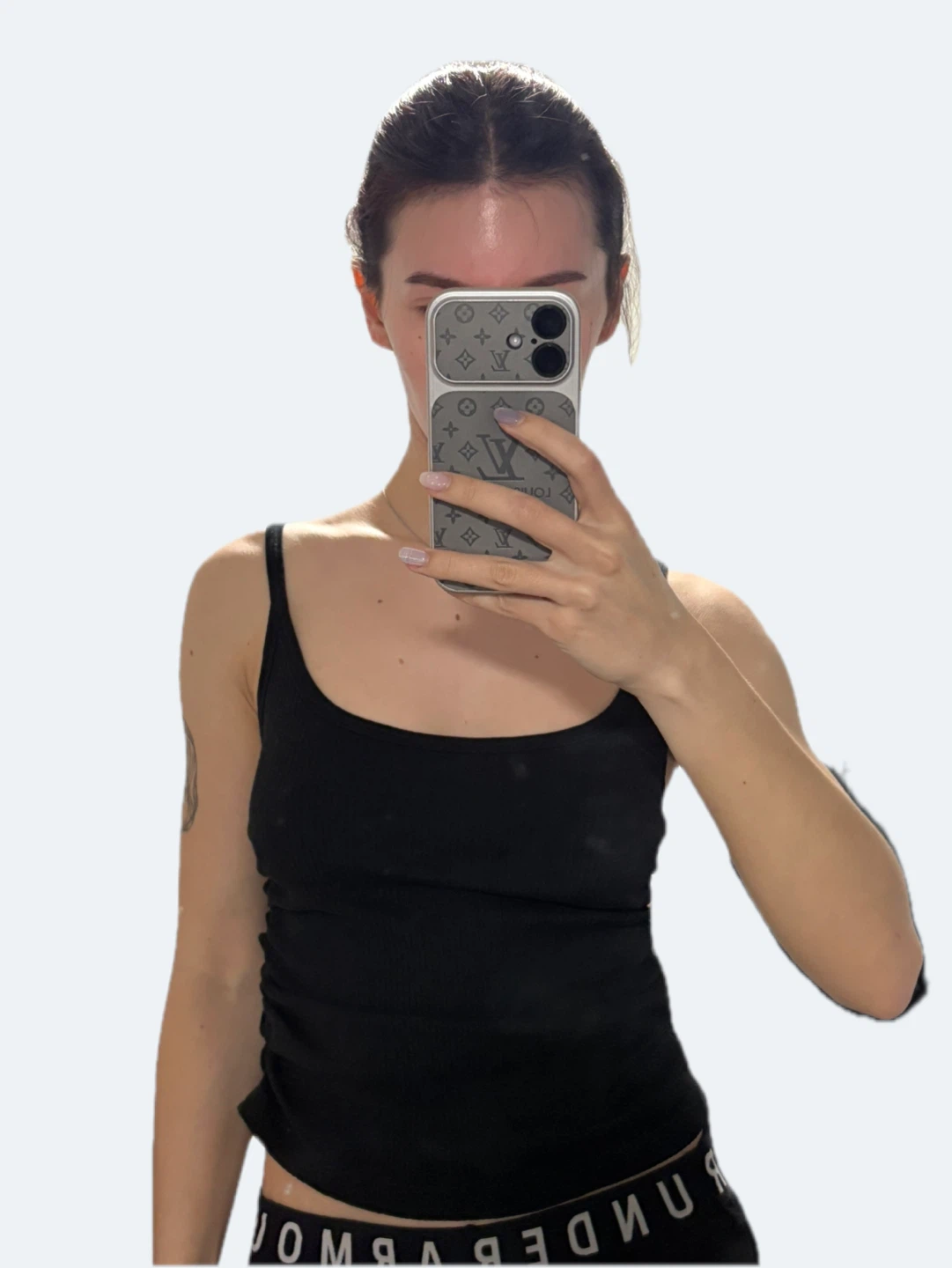 🖤 ZARA ruched tank top