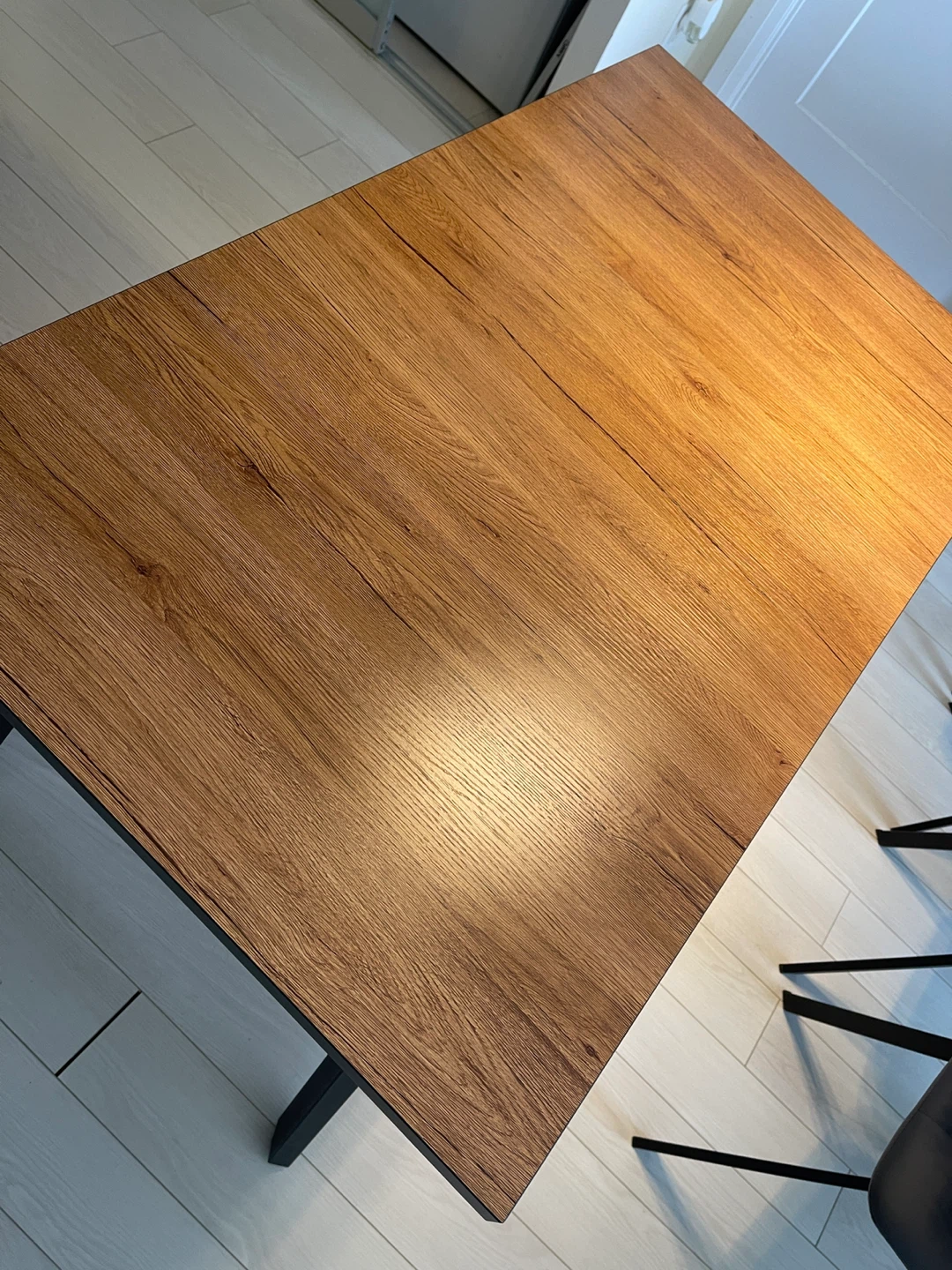Wooden Dining Table with Black Legs - photo 5