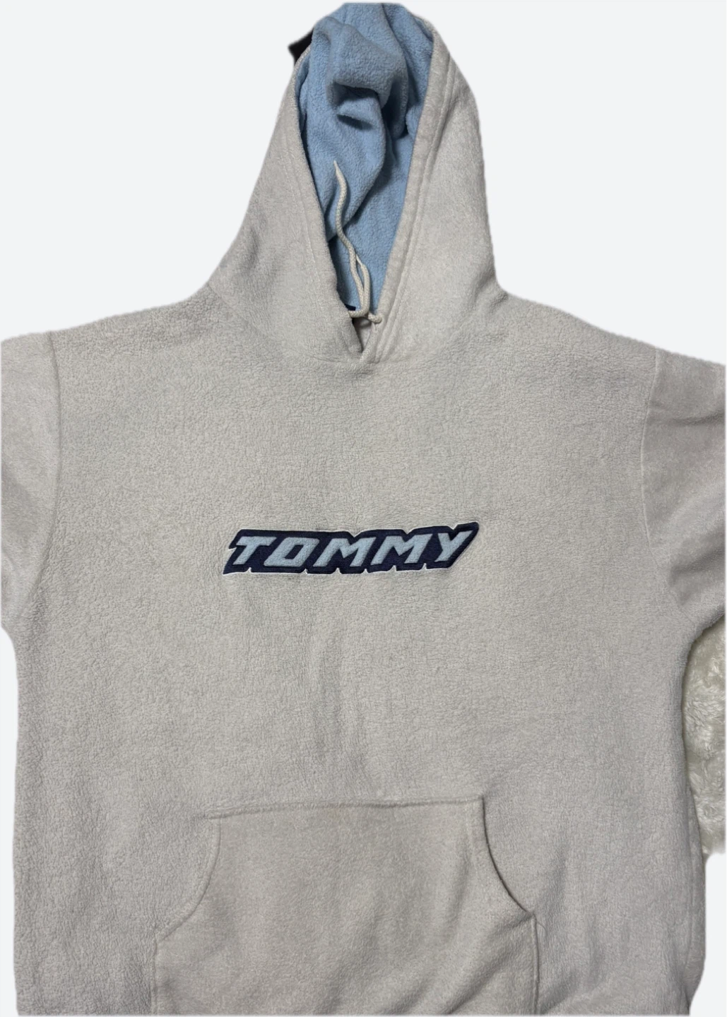 🩵🤍Tommy Fleece Hoodie - photo 2