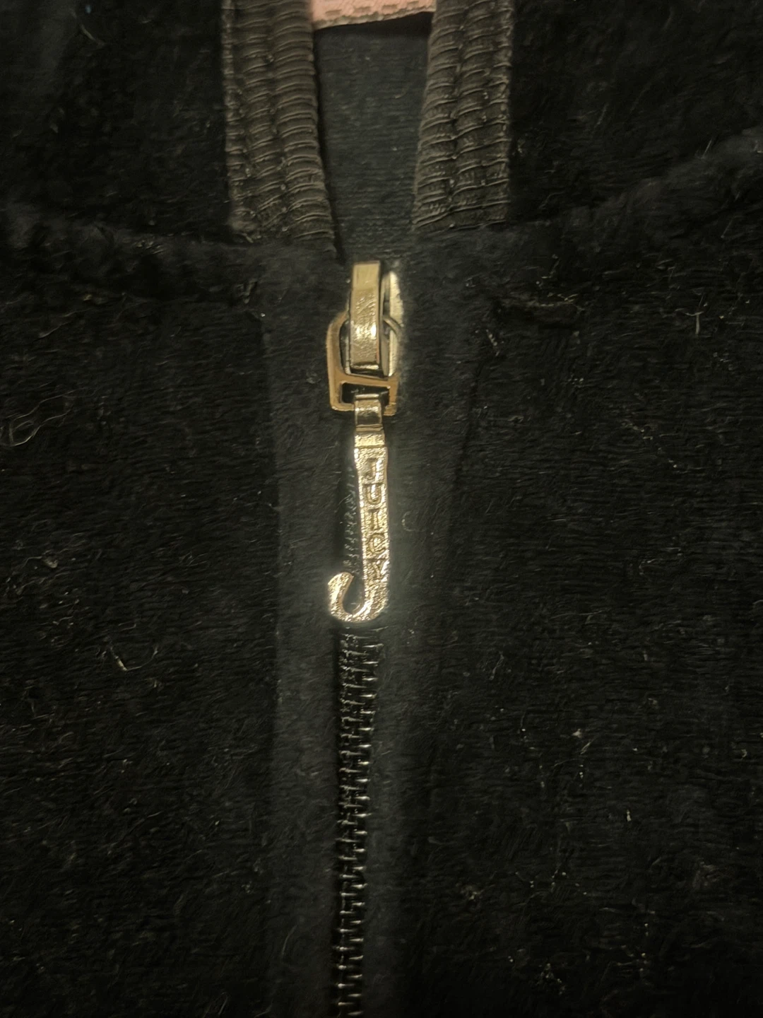 vintage black juicy couture zip up - photo 3