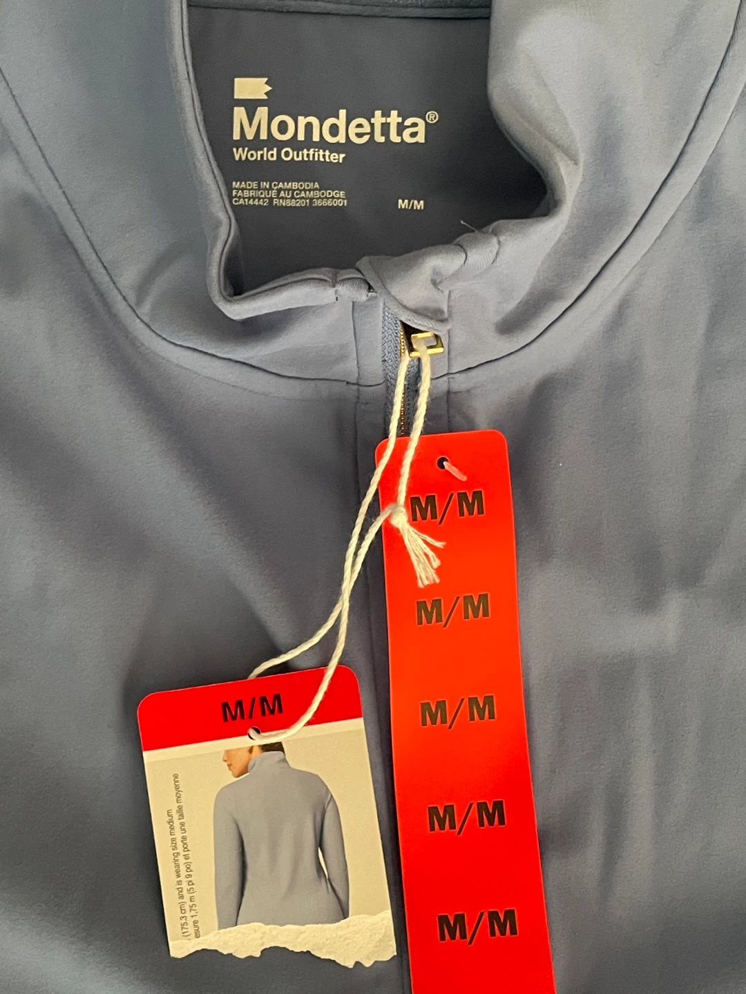 Mondetta World Outfitter Full Zip Long Sleeve Top - photo 2