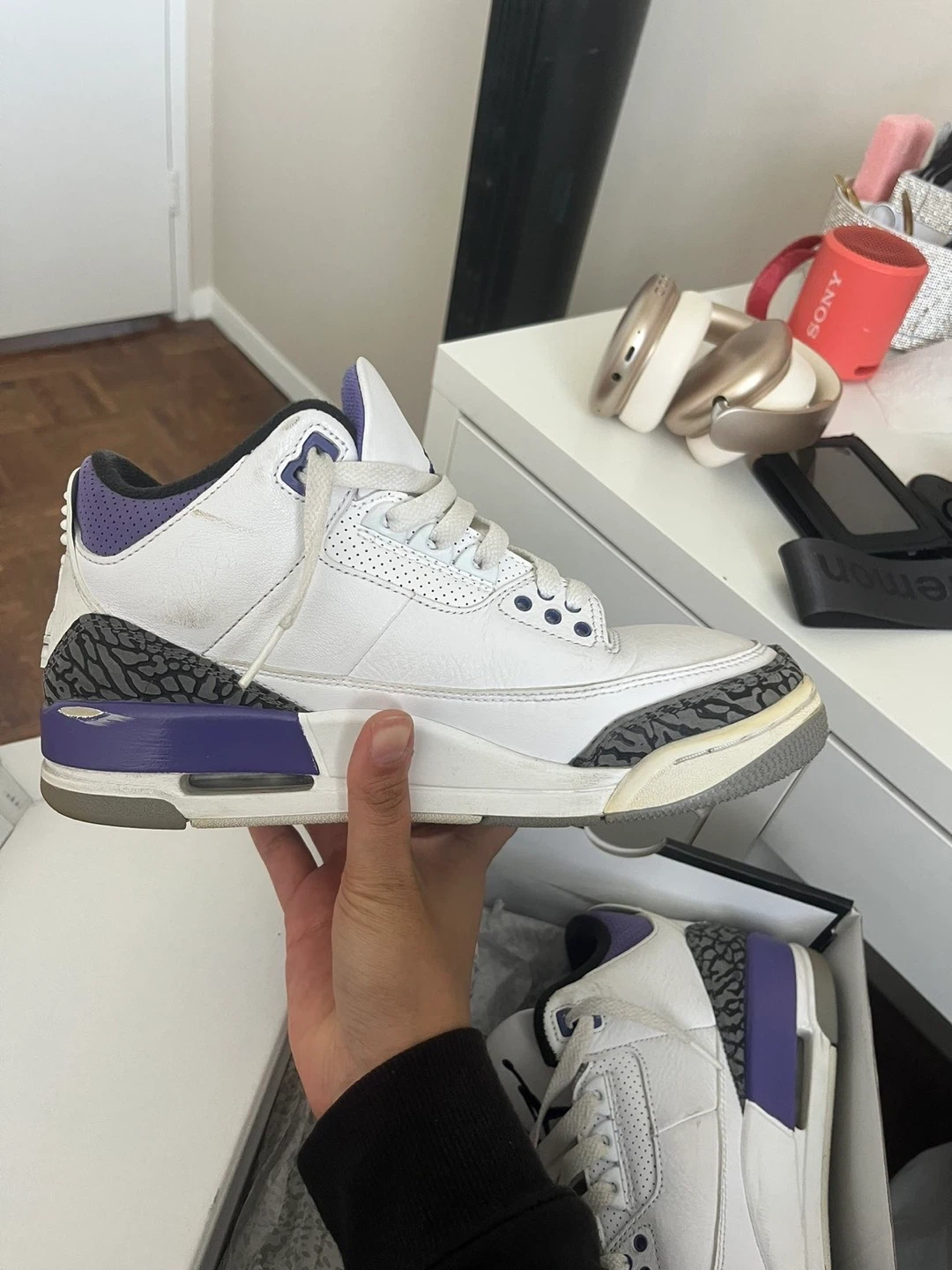 Air Jordan 3 Retro Sneakers - Size 7 US - photo 3