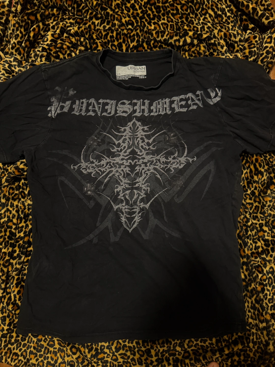 affliction-style graphic t-shirt