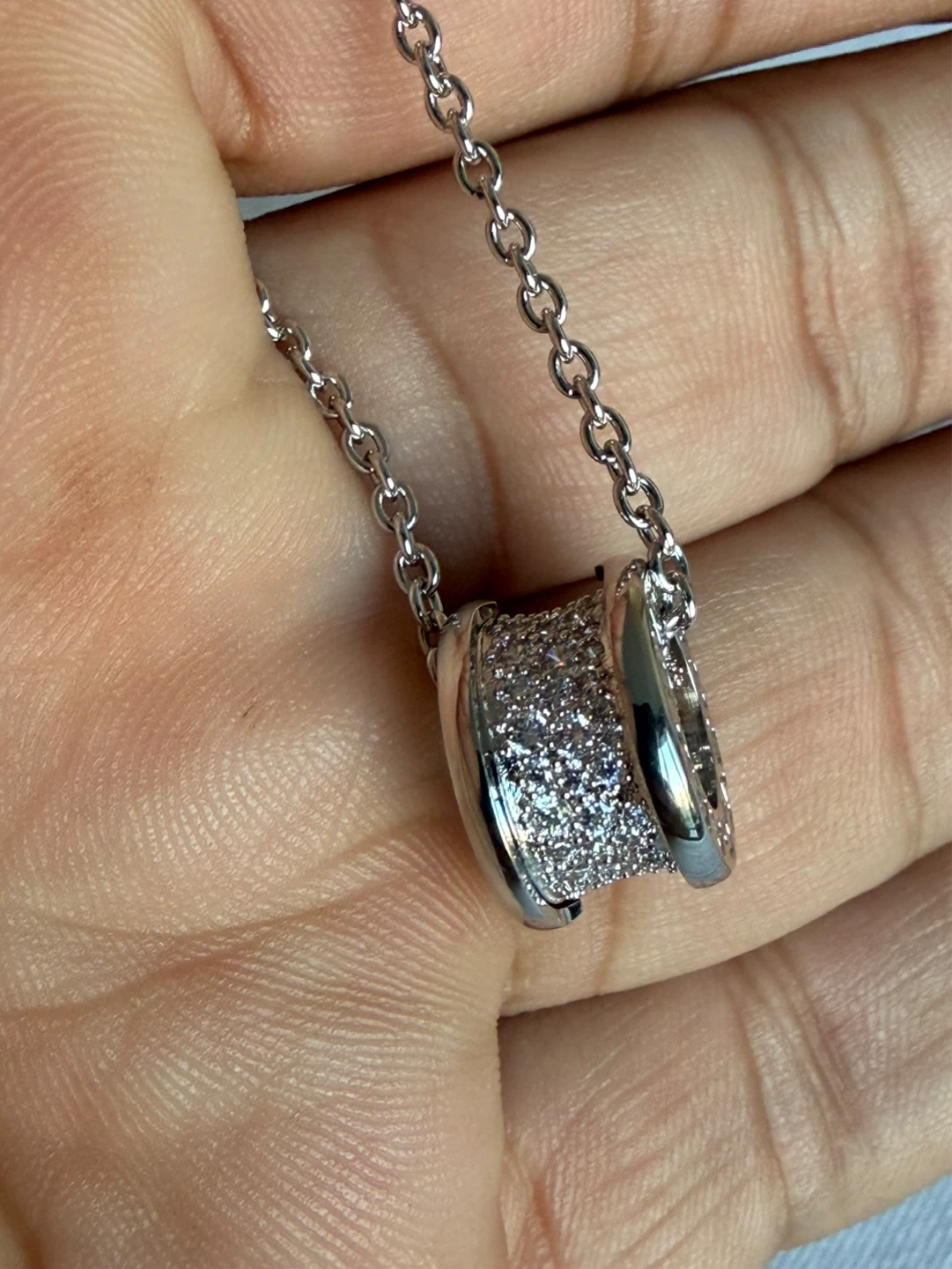 BVLGARI B.Zero1 Necklace with Pave Diamonds - photo 5