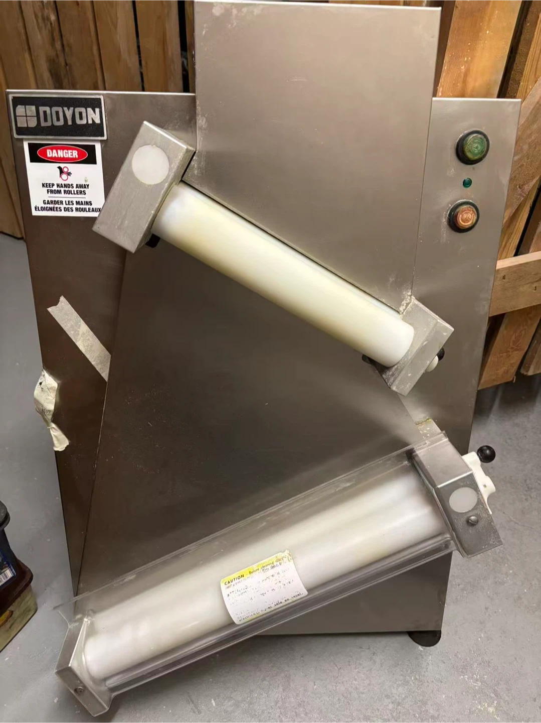 Commercial 2-Stage Dough Sheeter