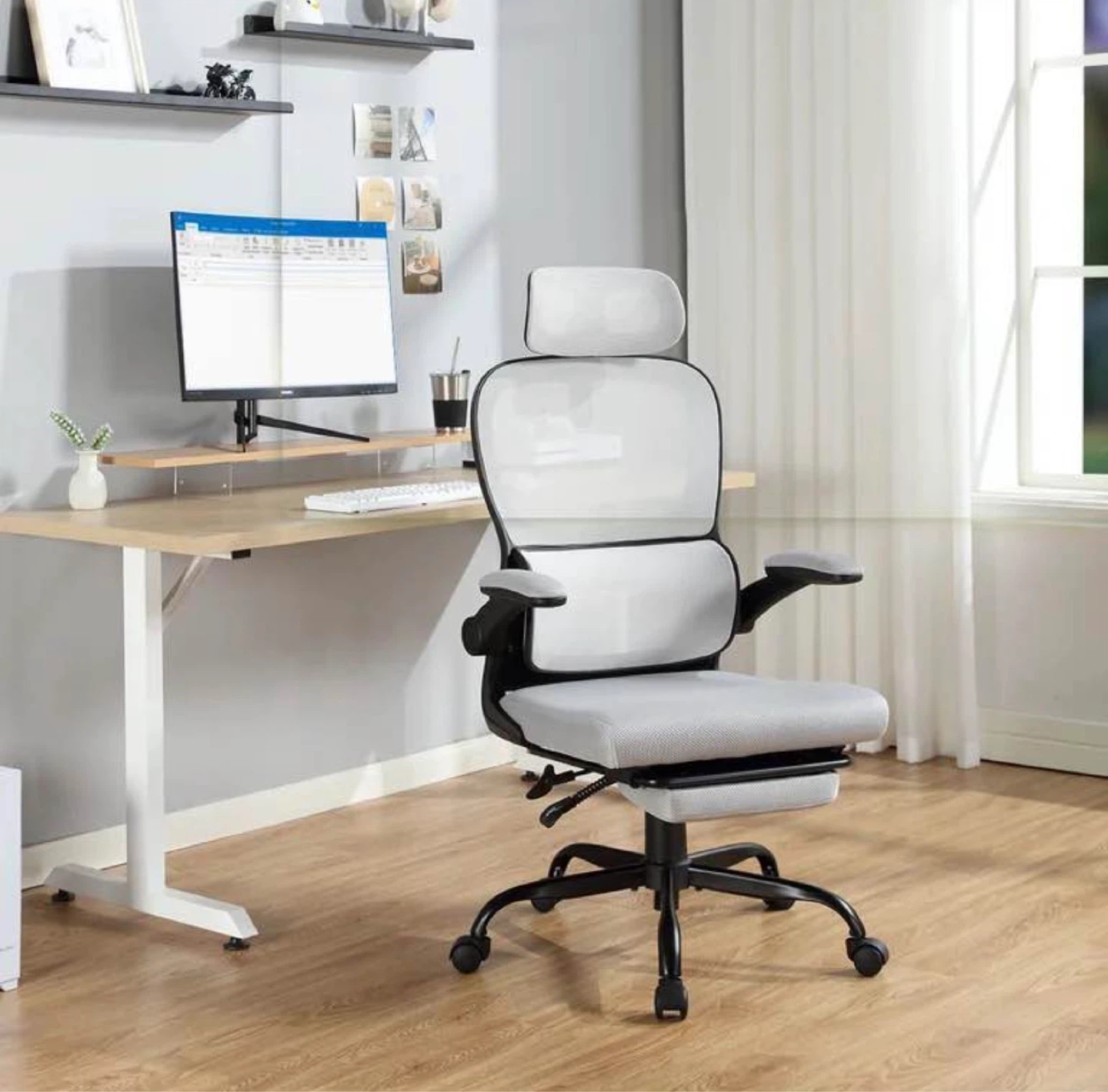 Ergonomic Height Adjustable Mesh Office Chair NEW