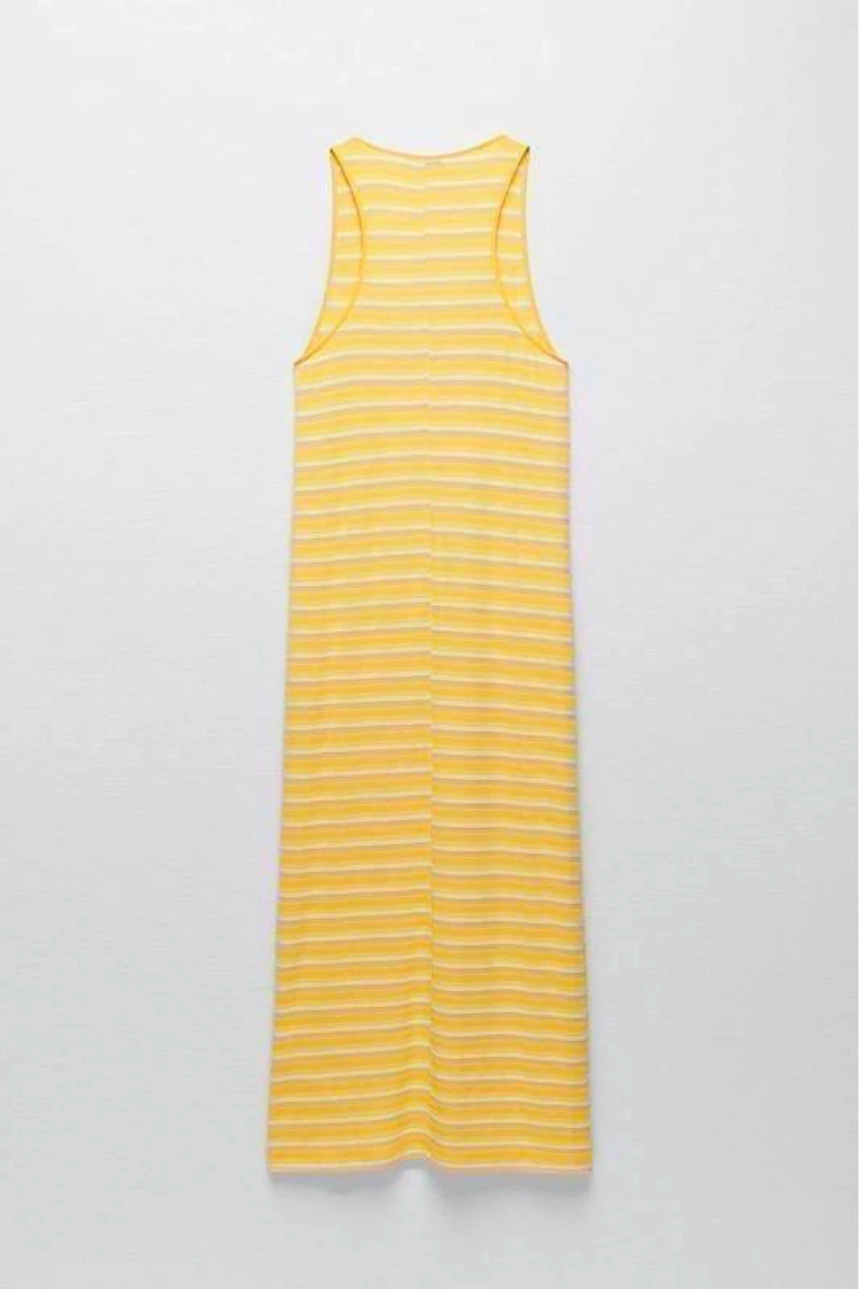 ZARA Yellow Striped Dress – Size M - photo 3