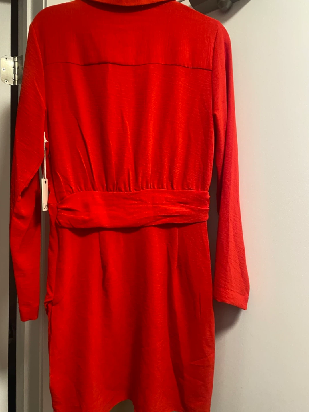 DEX Red Wrap Dress - Size M - photo 4