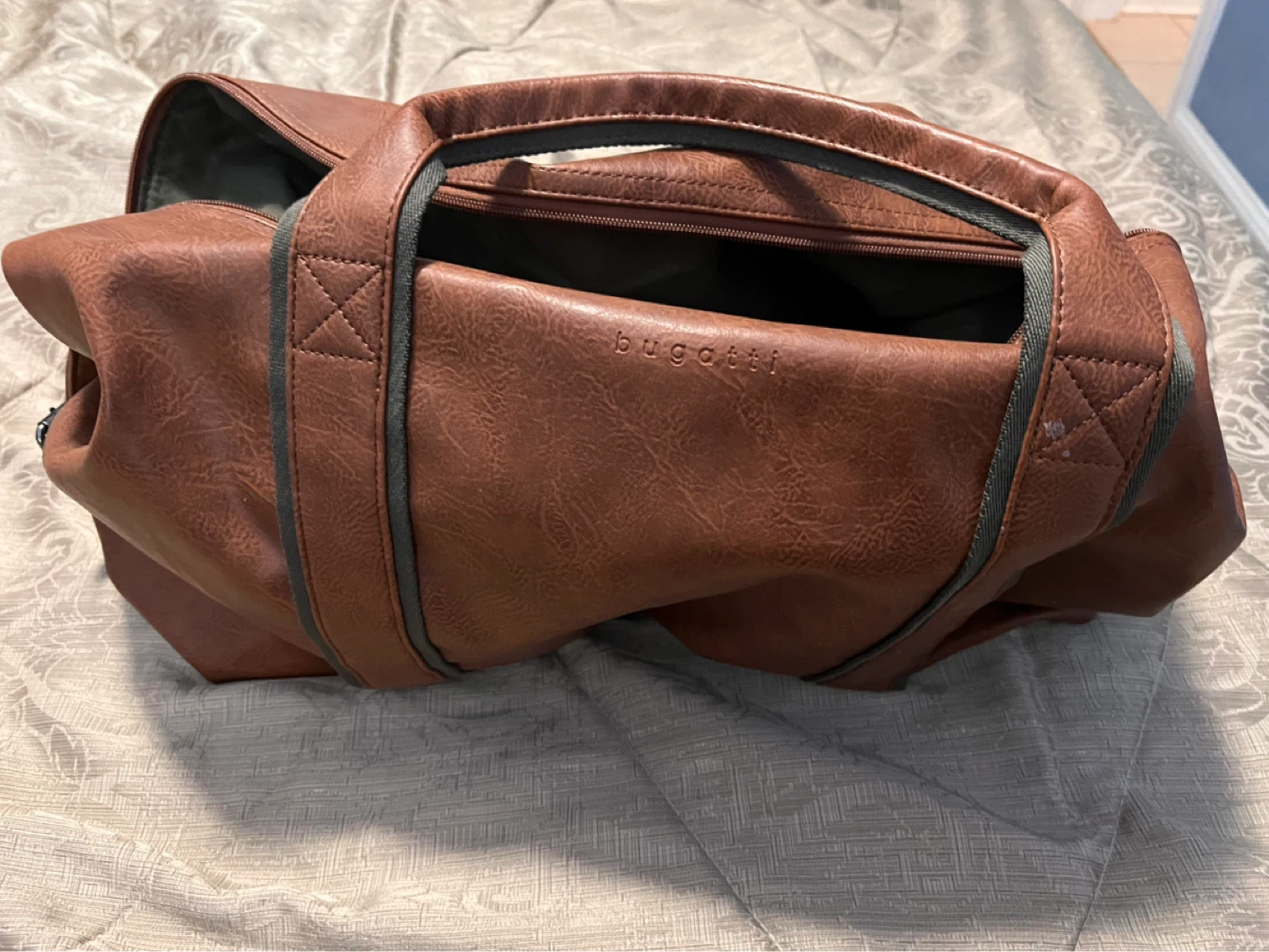 Bugatti Duffle Bag - Brown Vegan Leather
