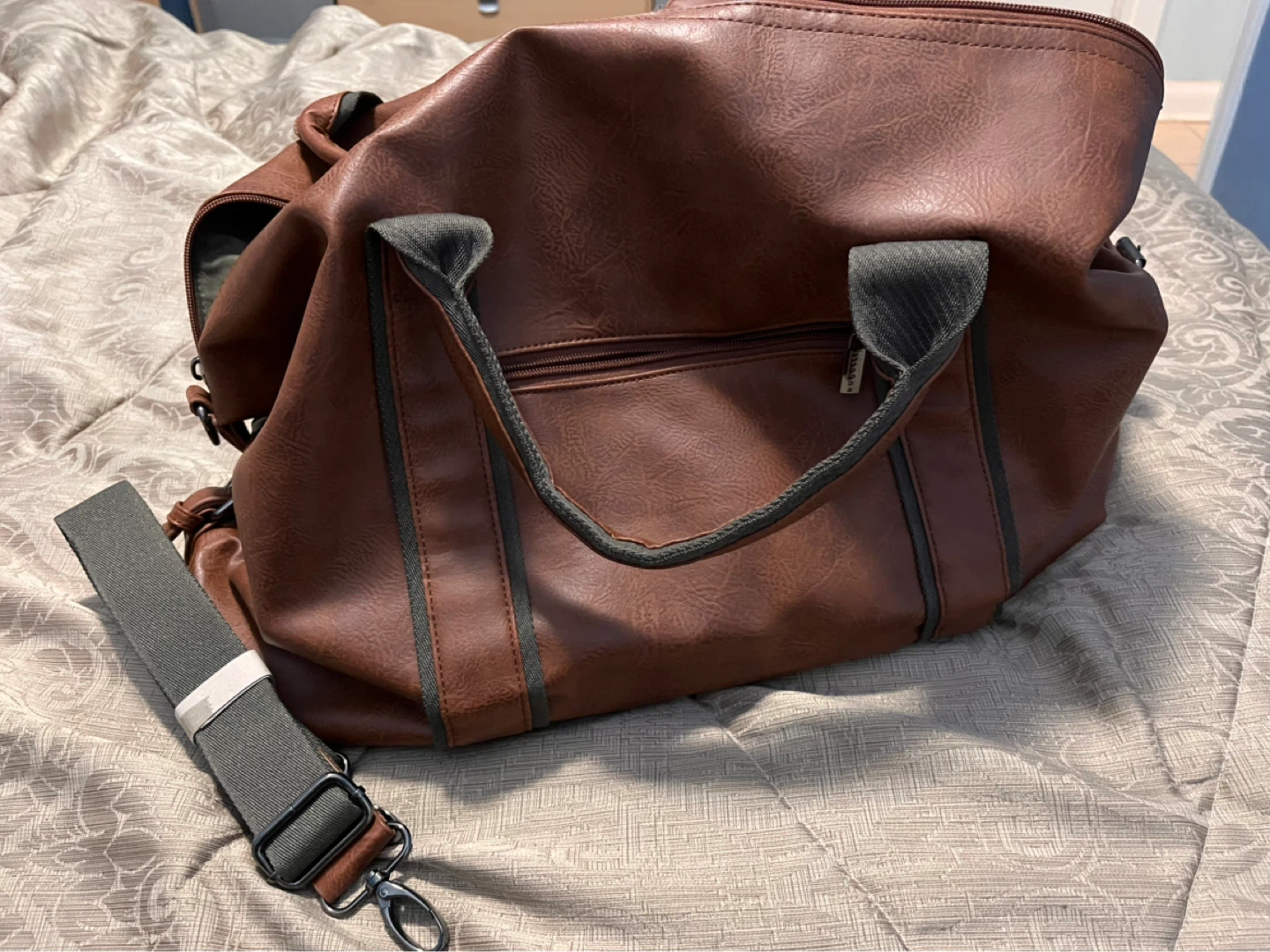 Bugatti Duffle Bag - Brown Vegan Leather - photo 2