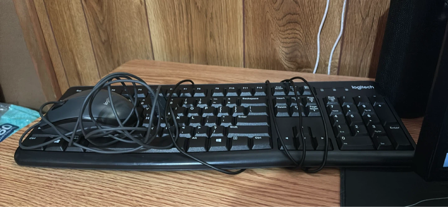 Logitech Wired Keyboard and Mouse Combo