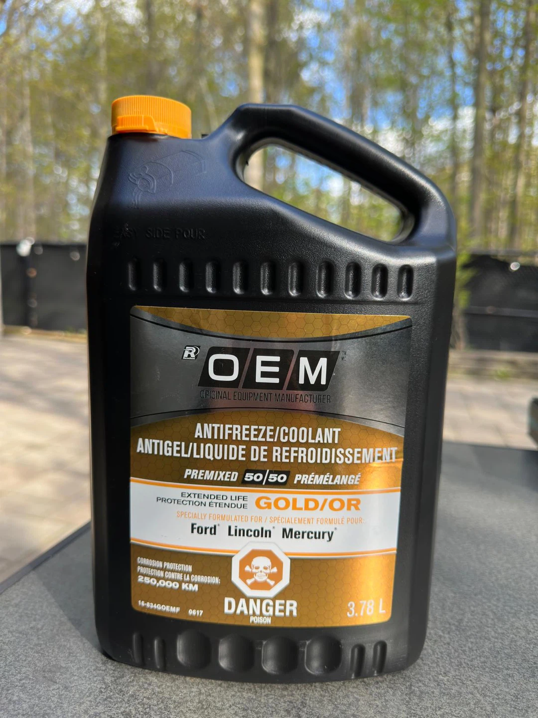 OEM Gold/OR Antifreeze/Coolant - 3.78 L - photo 5