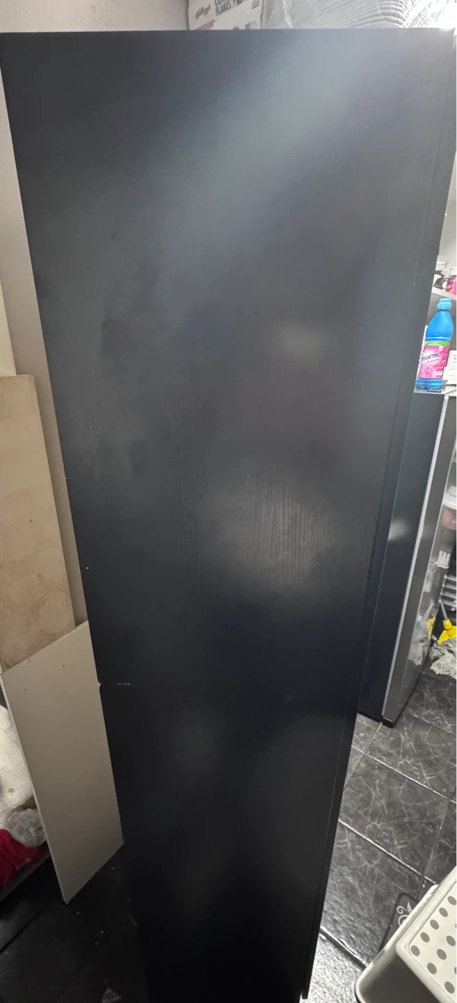 Black Storage Cabinet with Double Doors - photo 3