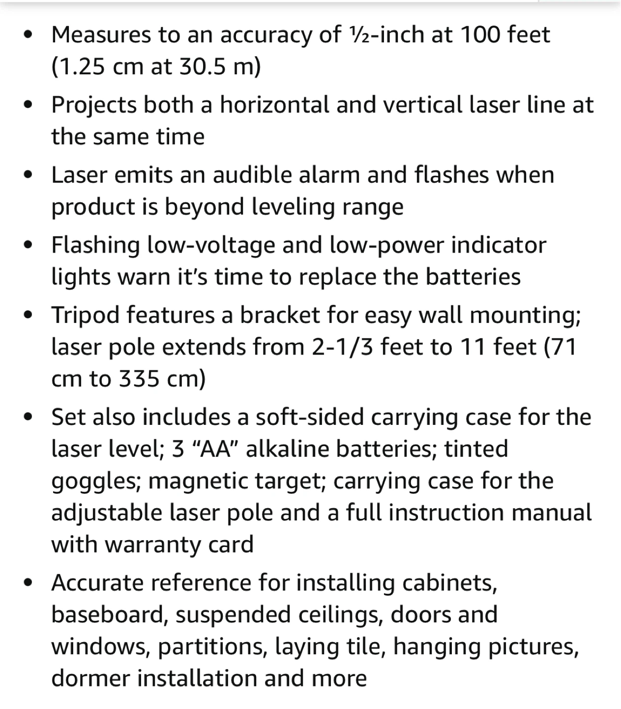 Johnson Level & Self Levelling 3 line laser - photo 3