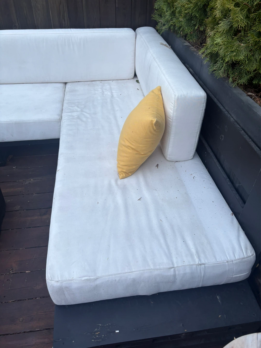 Outdoor Sectional Sofa with Cushions and Cover - photo 2