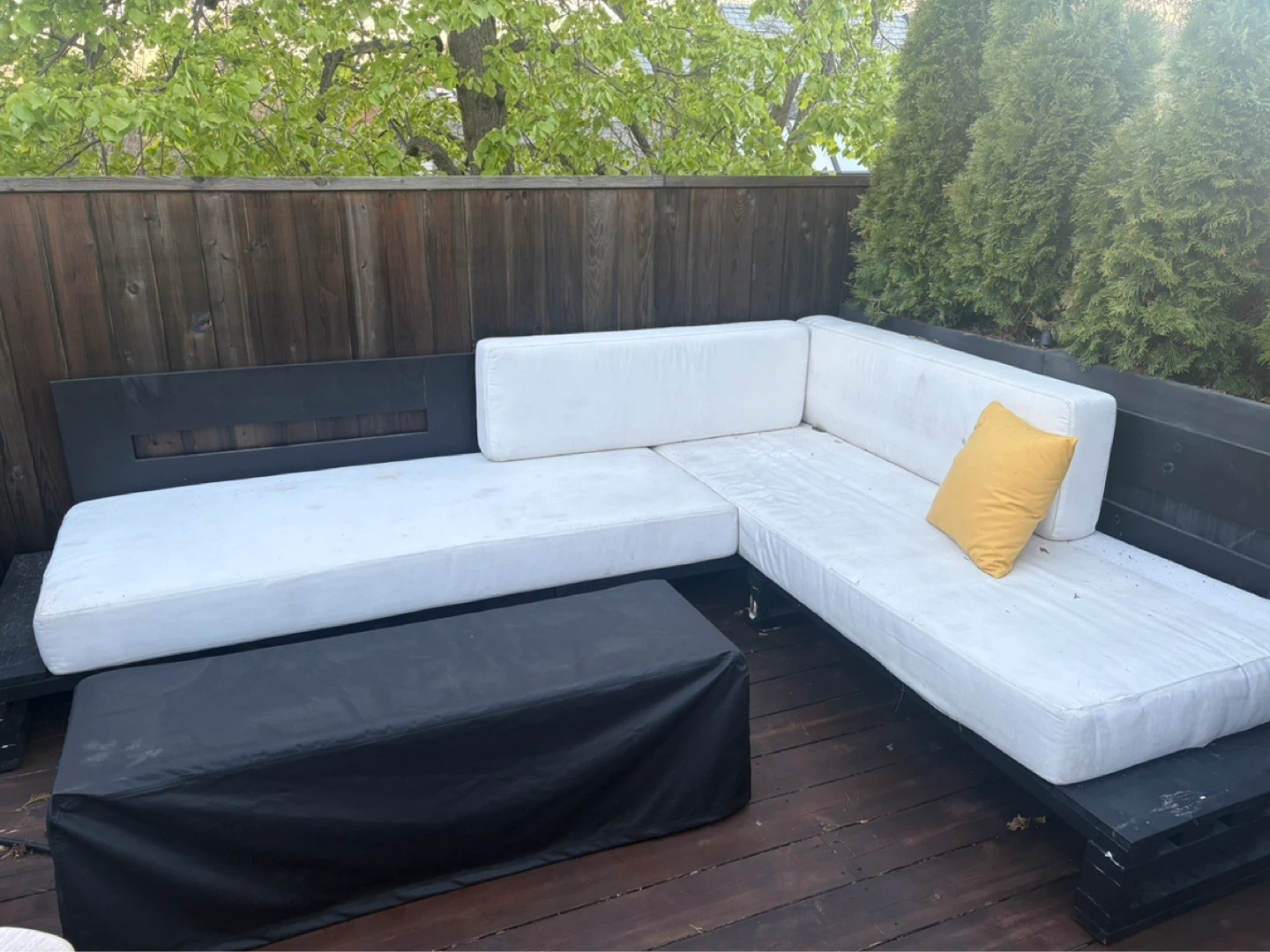 Outdoor Sectional Sofa with Cushions and Cover - photo 3