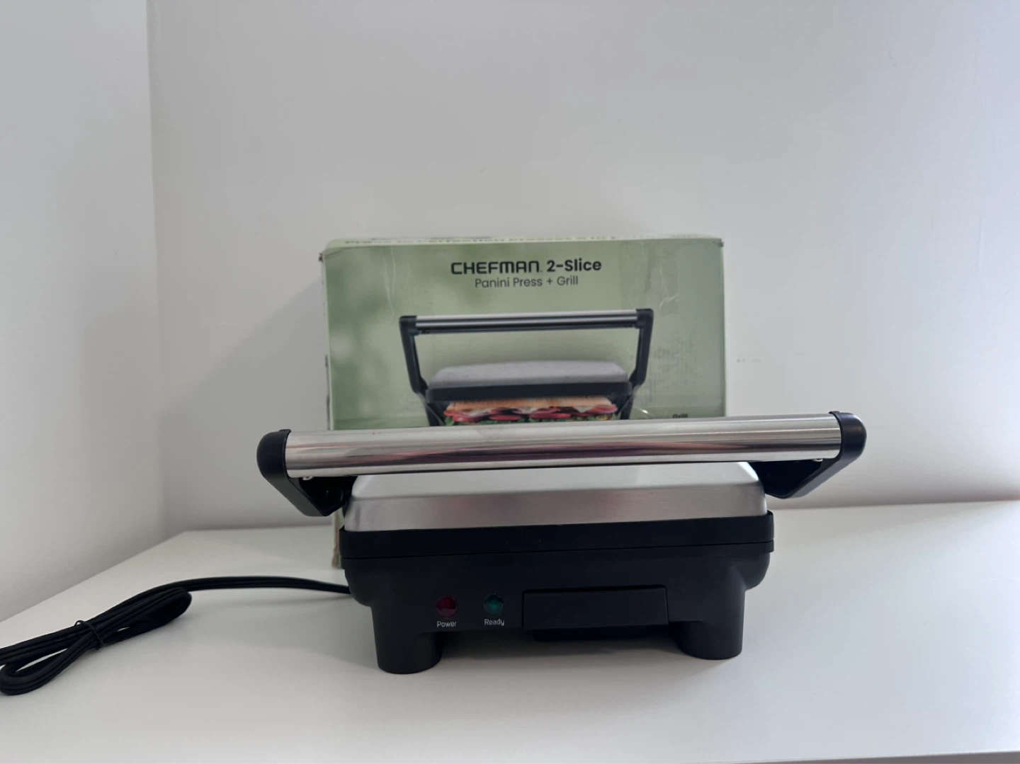 Chefman 2-Slice Panini Press + Grill - photo 4