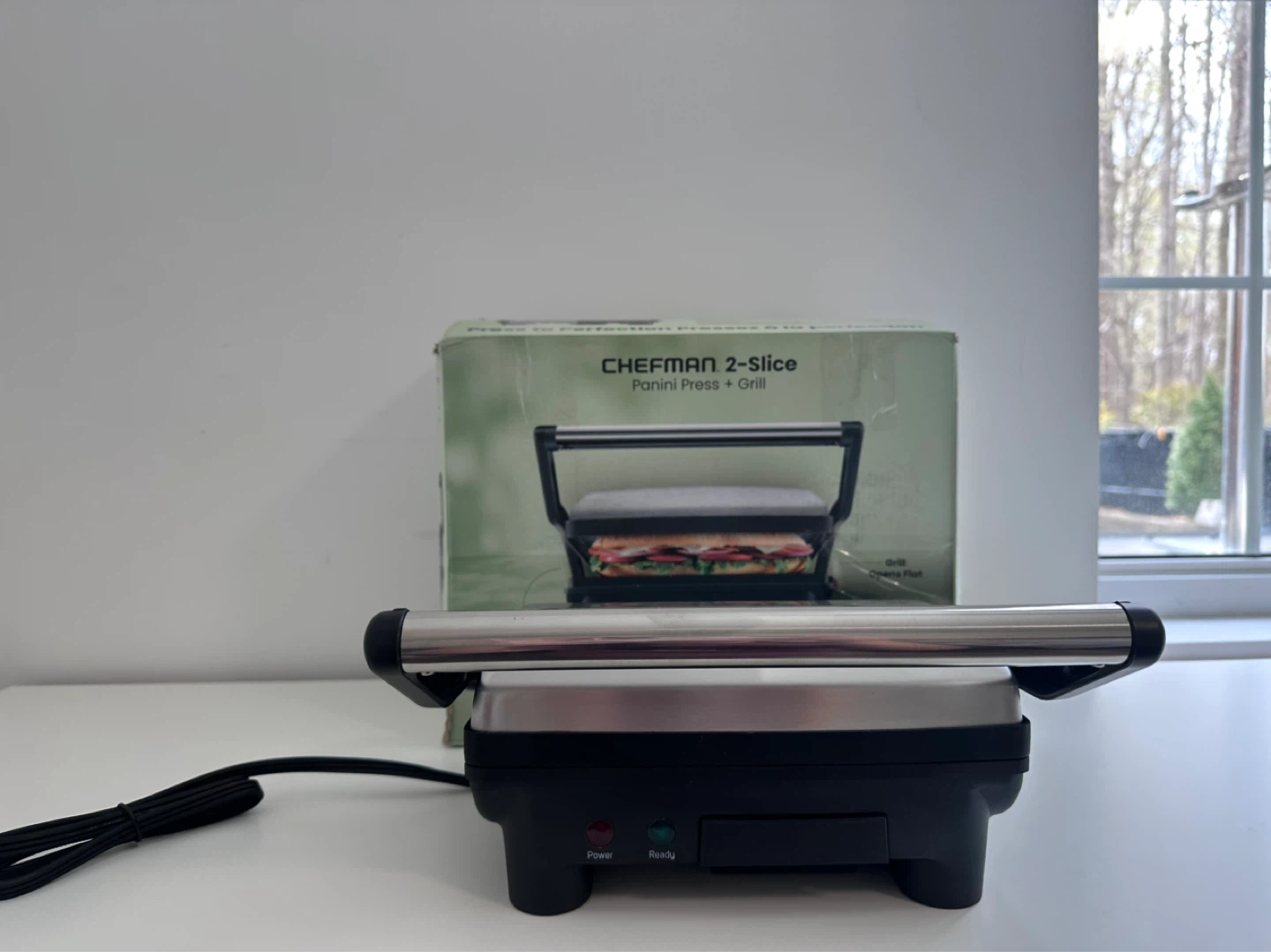 Chefman 2-Slice Panini Press + Grill - photo 5