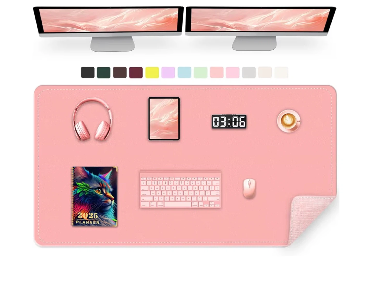 Pink Desk Mat - Large Gaming Mouse Pad