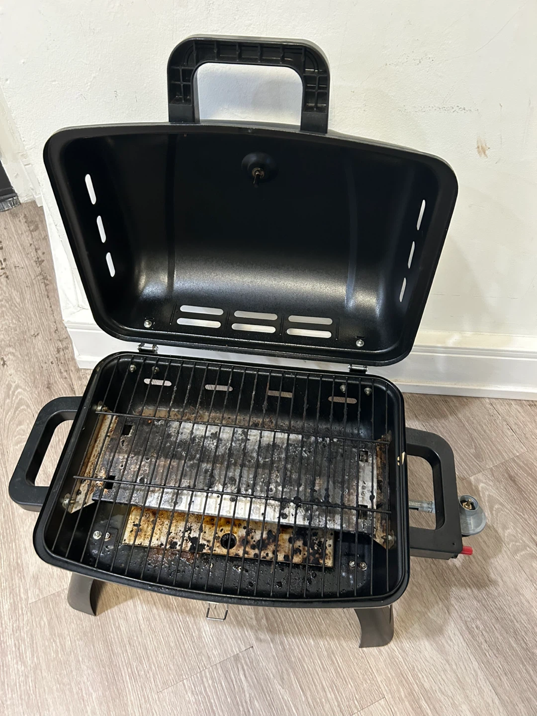 Black Portable Propane Grill with 3 Propane Canisters - photo 3