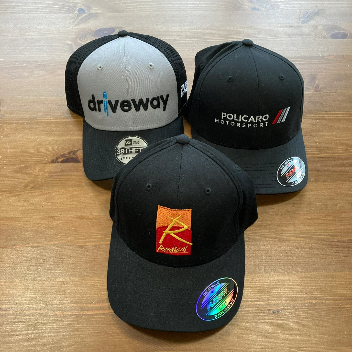 Set of 3 new caps