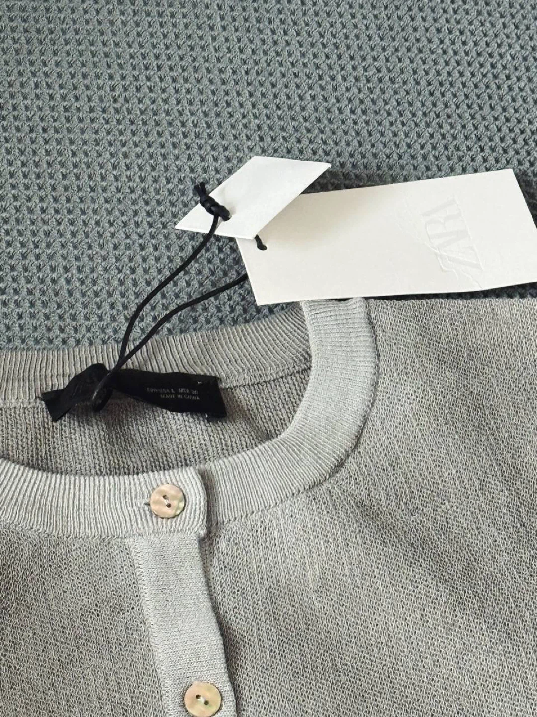 Zara Gray Gradient Cardigan – Size L - photo 3