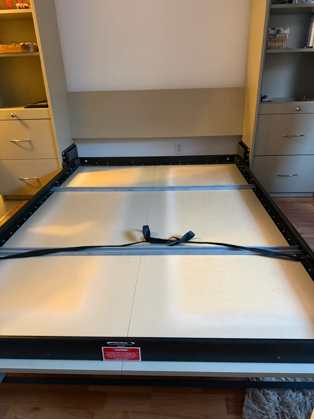 Murphy Bed with Side Shelving and Drawers - photo 2