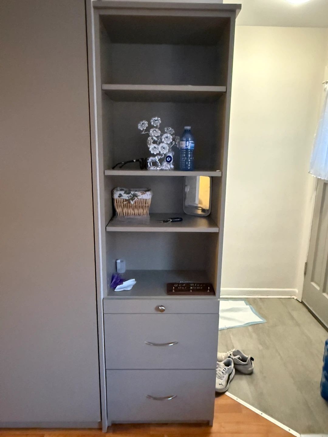 Murphy Bed with Side Shelving and Drawers - photo 4