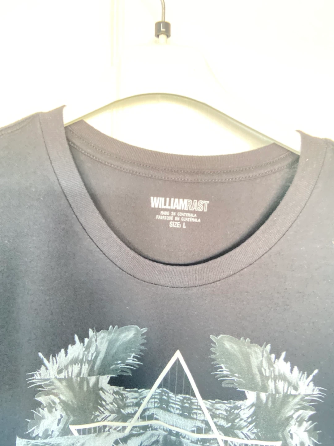 William Rast Graphic T-Shirt - Black - Size L - photo 3