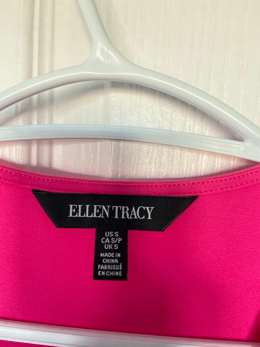 Ellen Tracy Women's Pink V-Neck Ruched Top Size S - photo 2