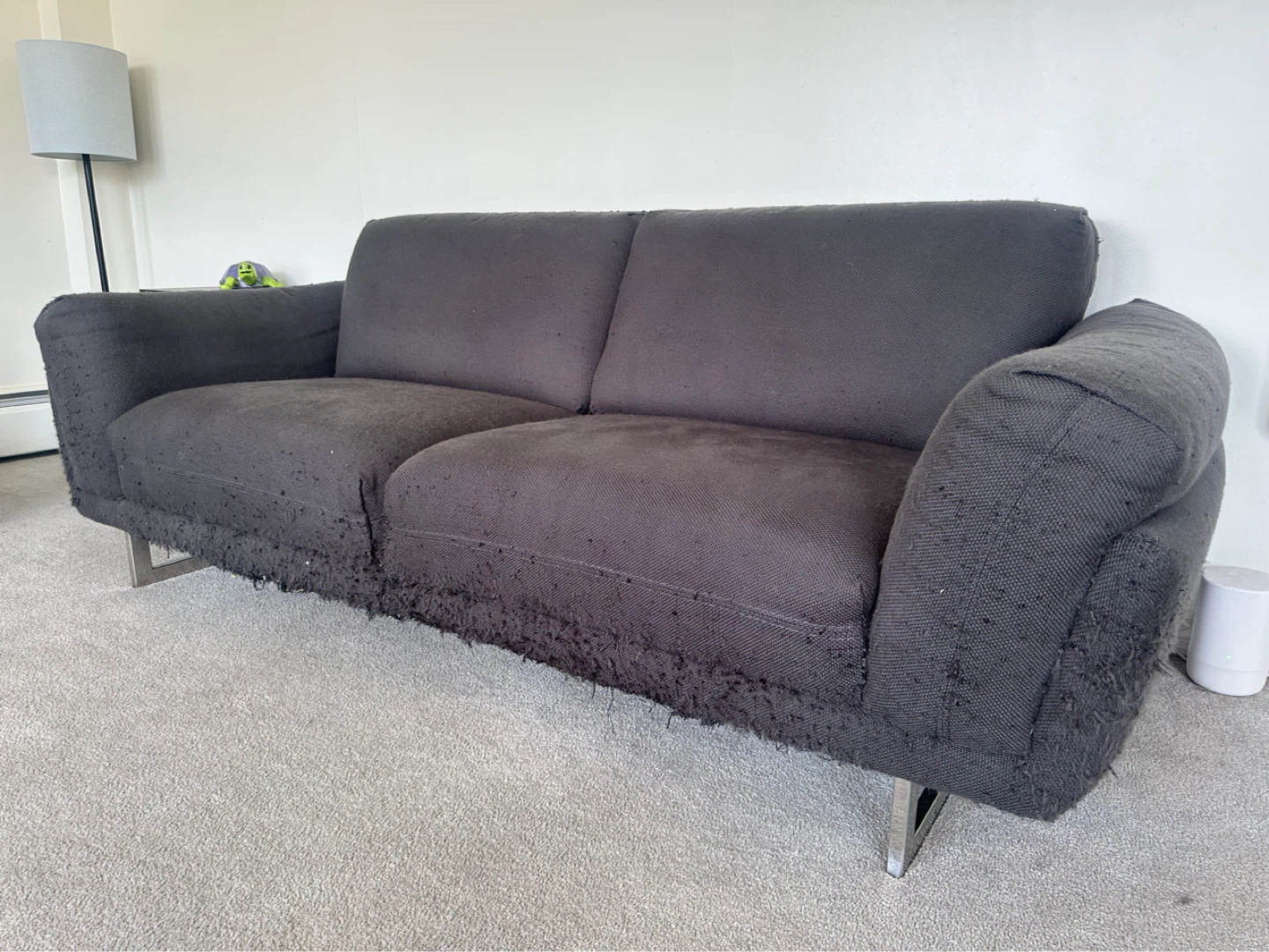 Dark Grey 2-Seater Sofa