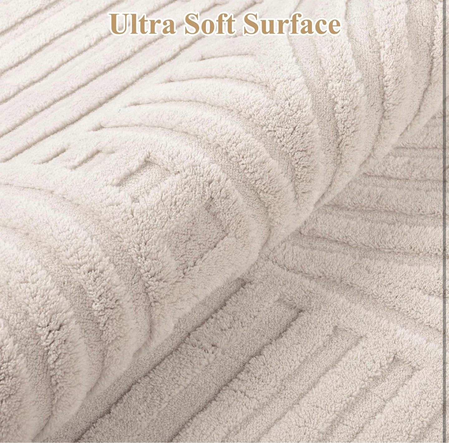Cream Geometric Arch Area Rug - photo 3