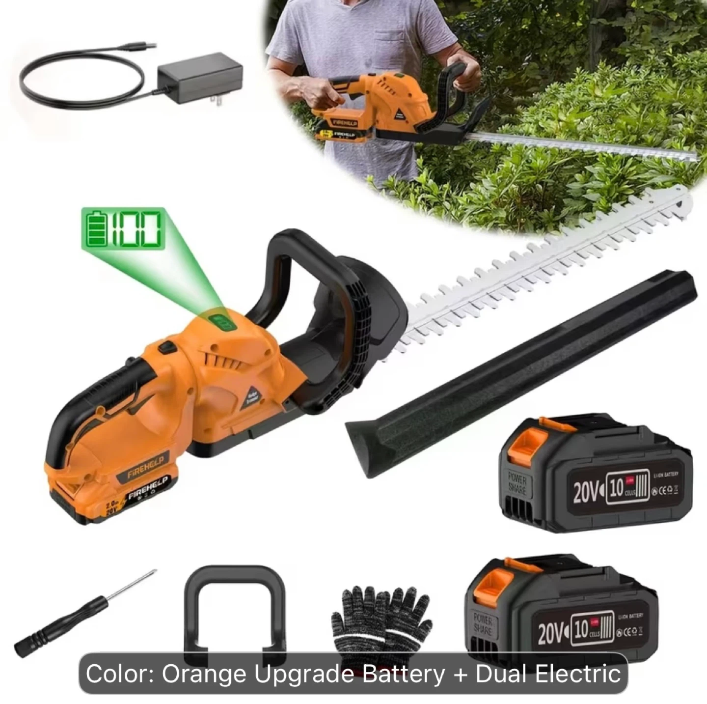 FIREFIELD Cordless Hedge Trimmer - photo 2