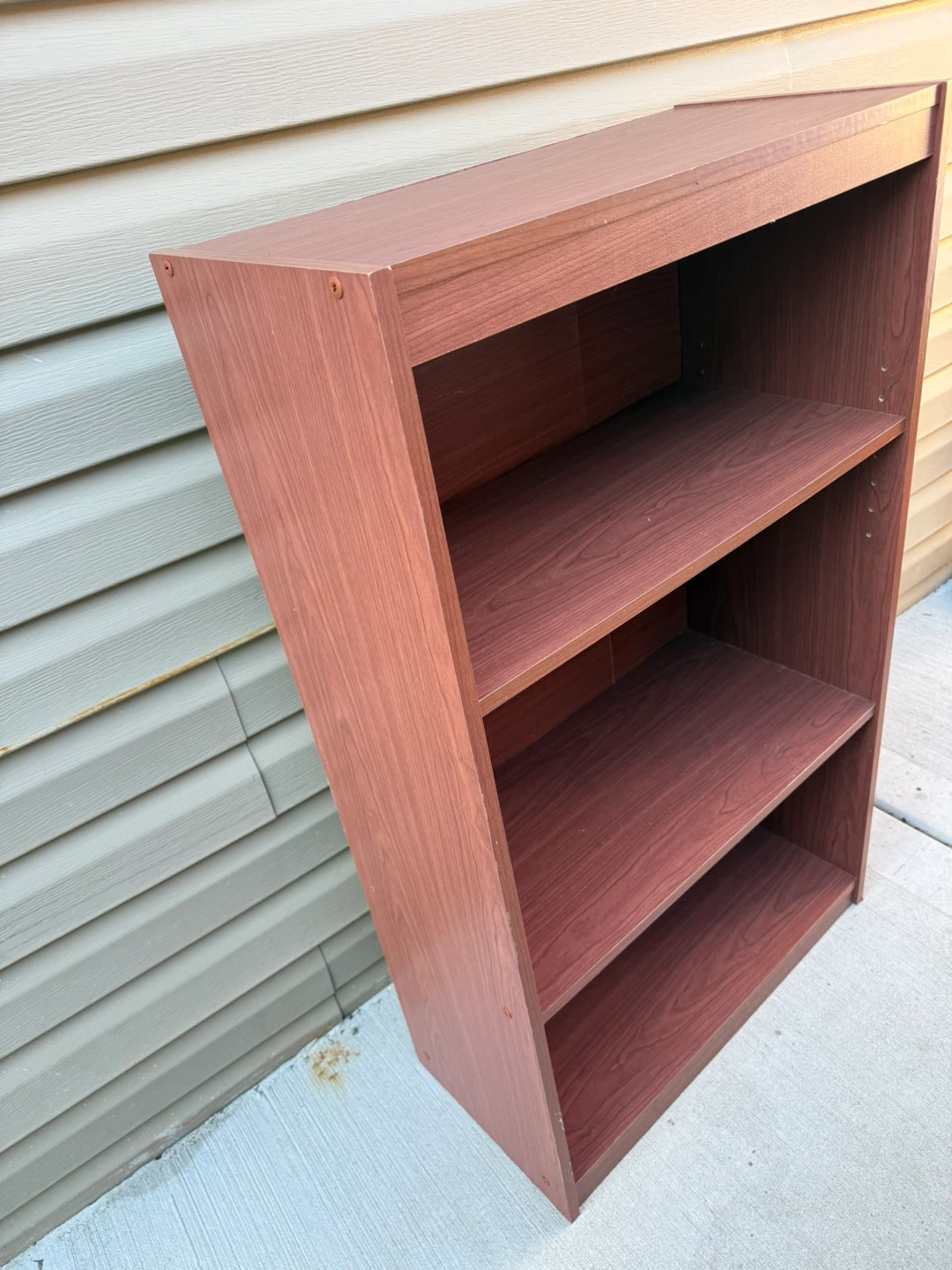 Wood finish bookshelf - photo 3