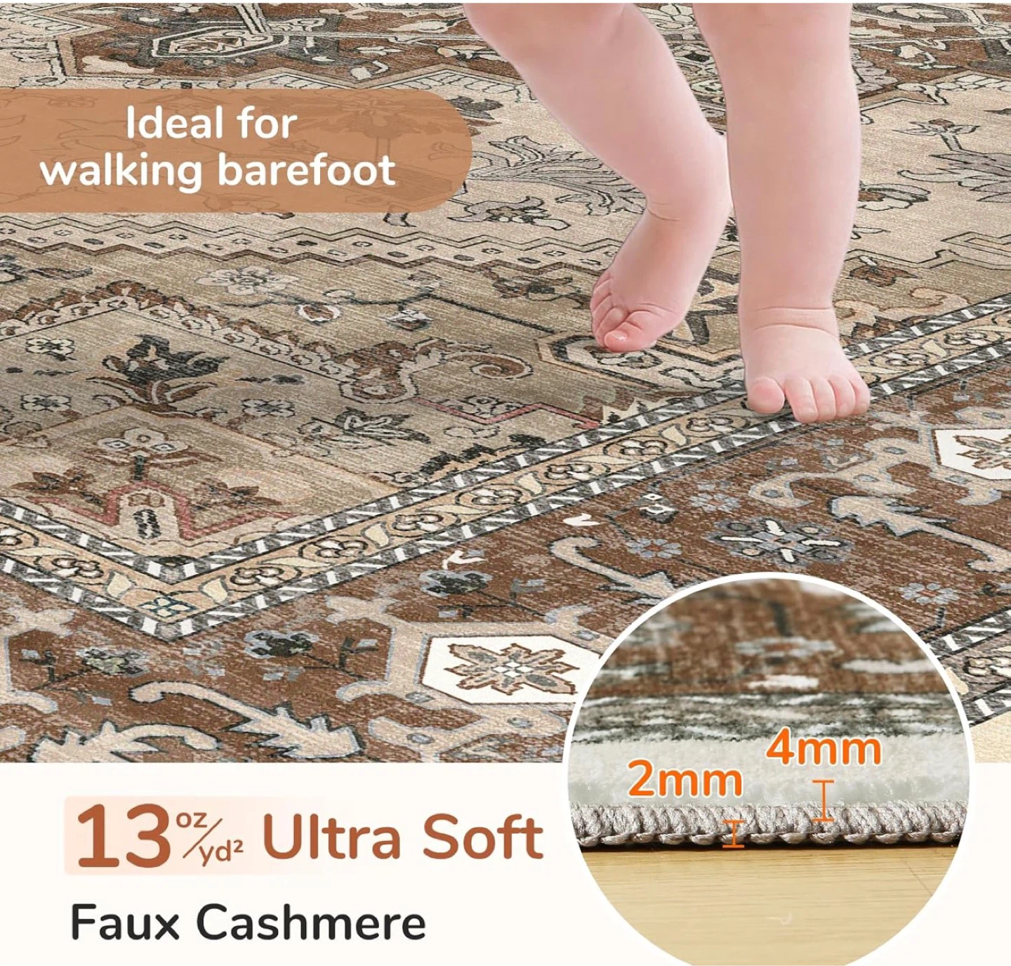 Ultra Soft Faux Cashmere Rug - photo 4