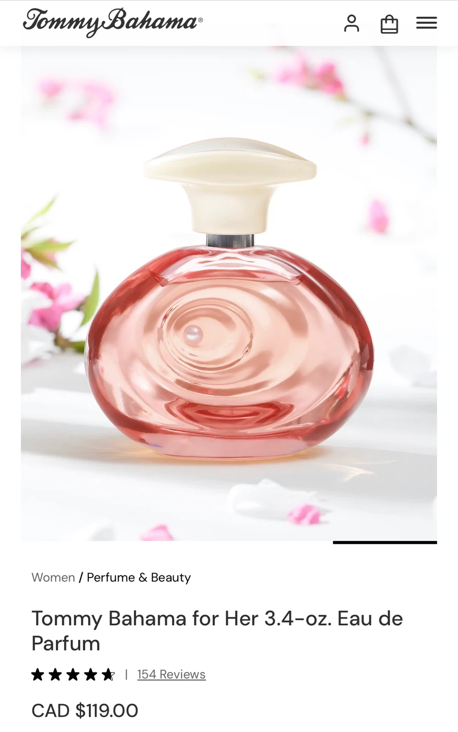 Tommy Bahama for Her 3.4 oz Eau de Parfum