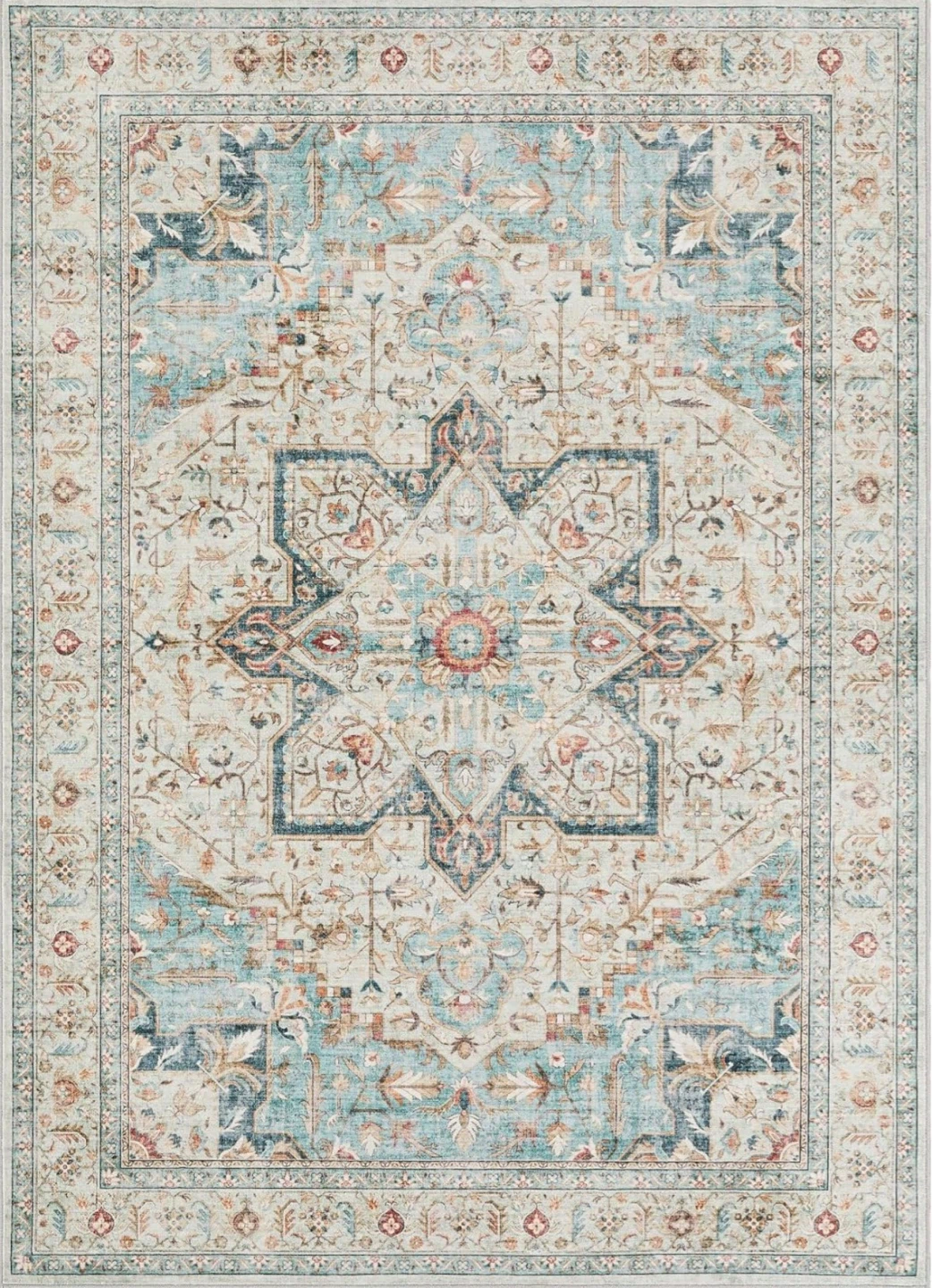 9'x12' Machine Washable Area Rug