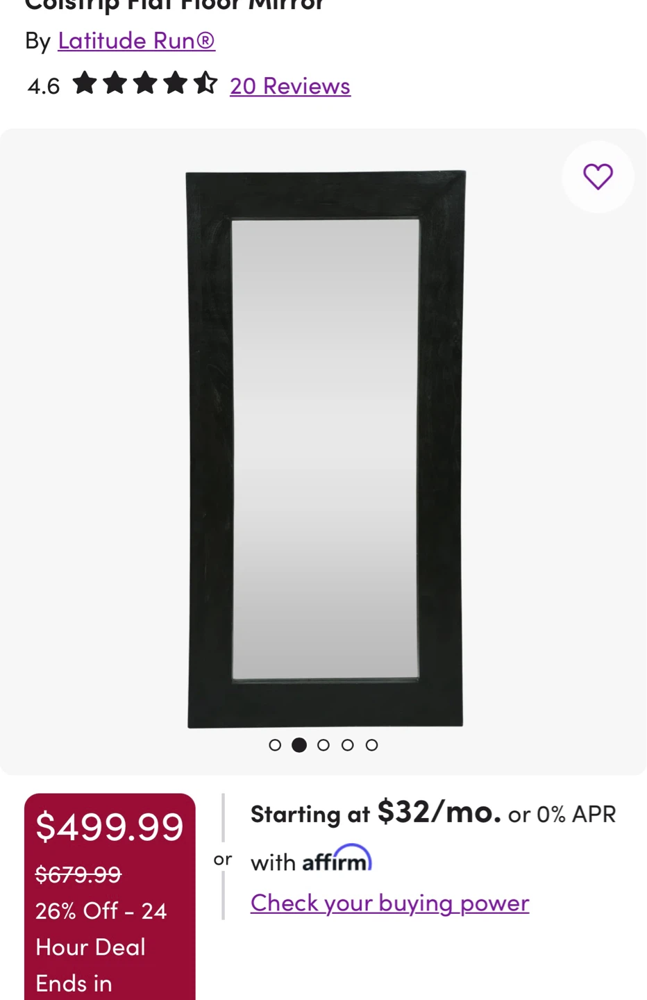 Huge black mirror - photo 2