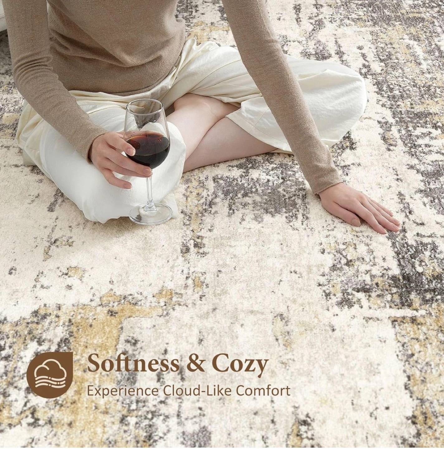 9'x12' Area Rug - Modern Abstract Design - photo 2