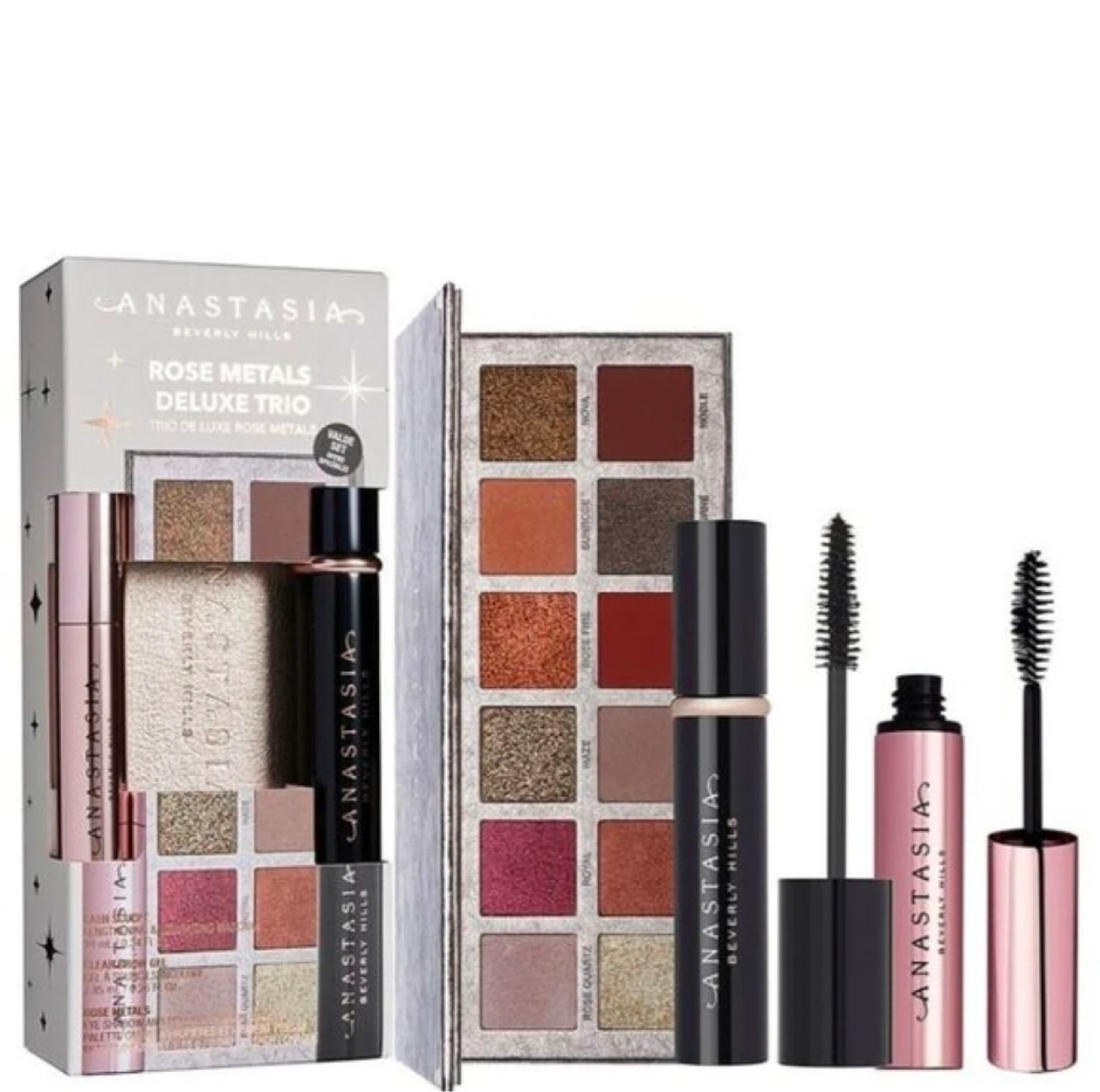 ABH Rose Metals Eyeshadow Palette and Mascara Set
