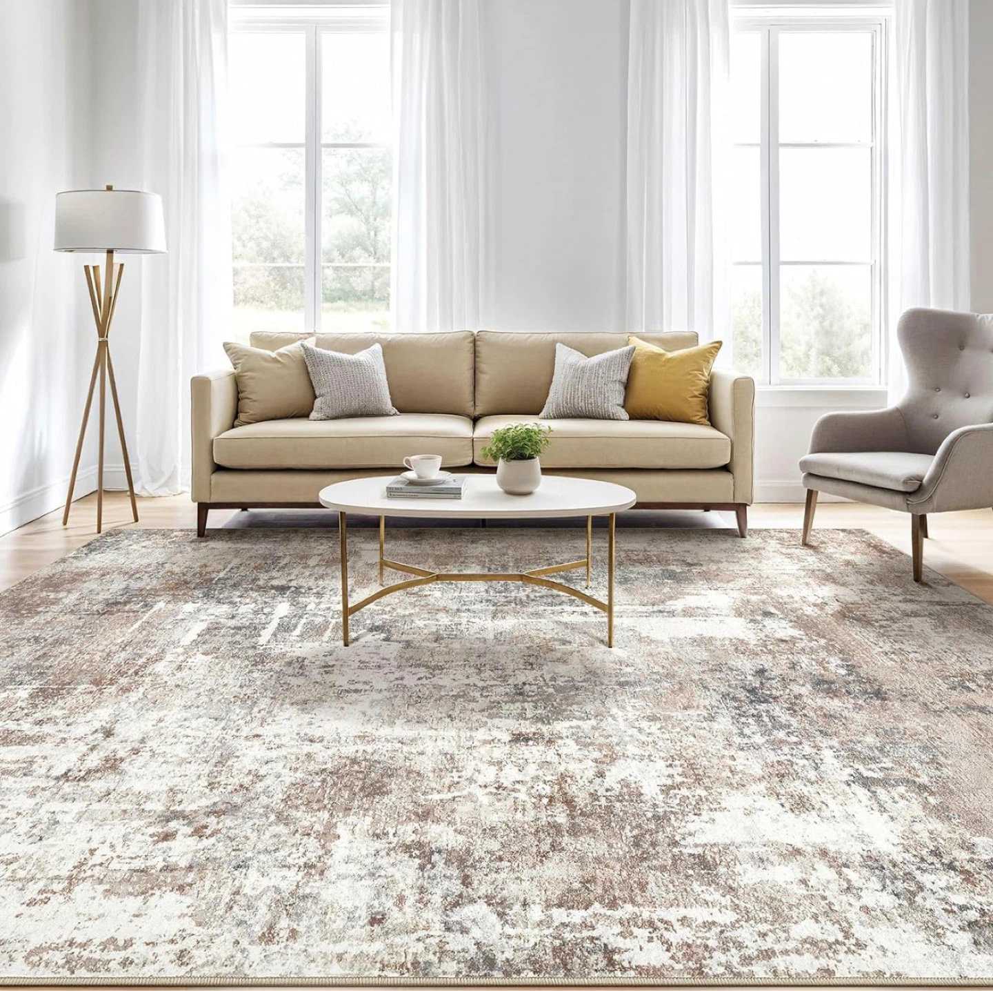 Soft Cozy Faux Wool Area Rug - photo 5