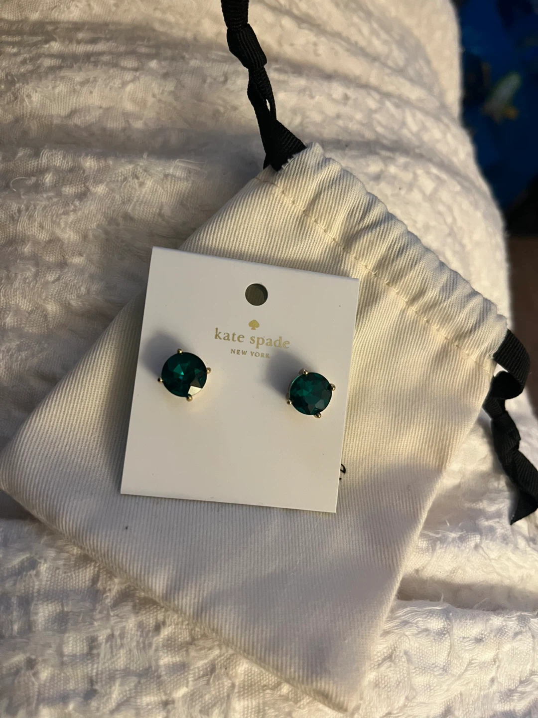 Kate Spade New York Emerald Stud Earrings - photo 3
