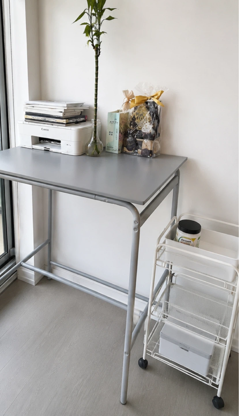 Grey Standing Desk + Chair - photo 2