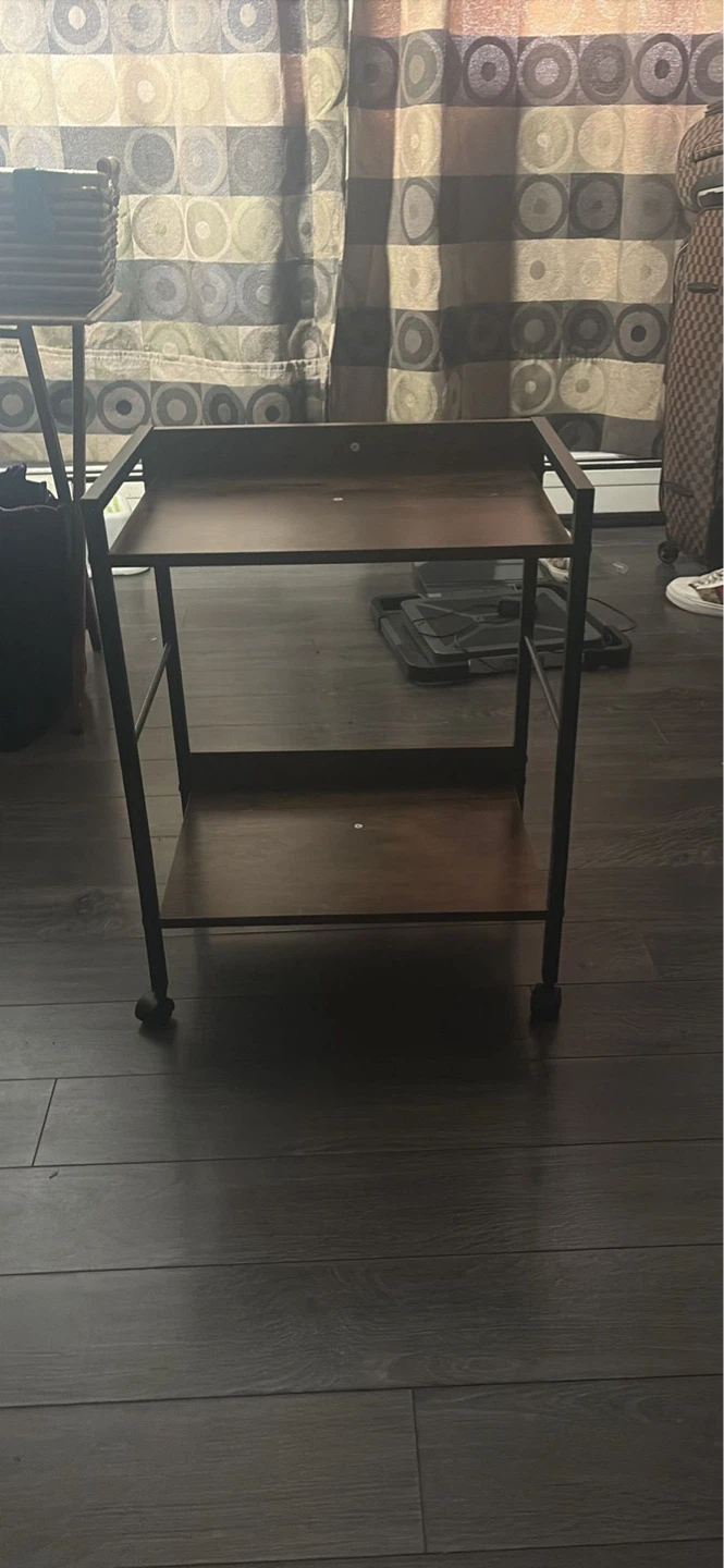 2-Tier Rolling Utility Cart