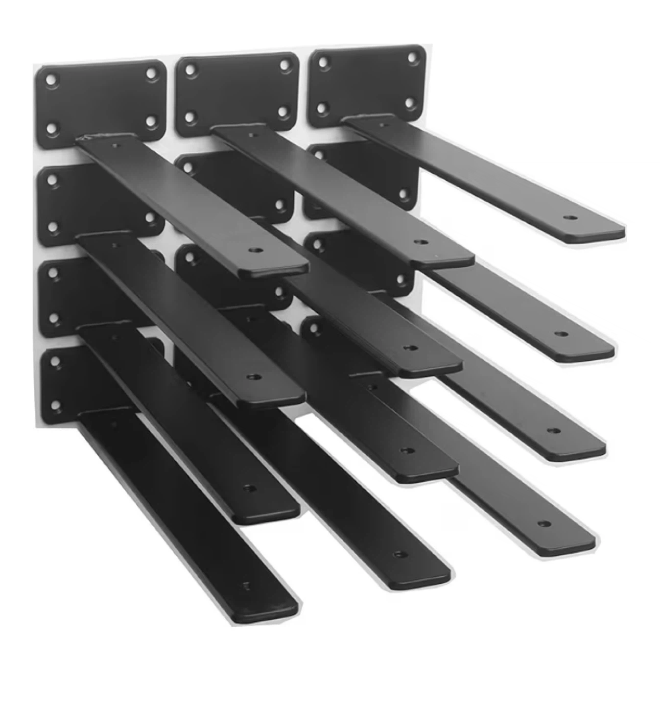 Black Metal Shelf Brackets