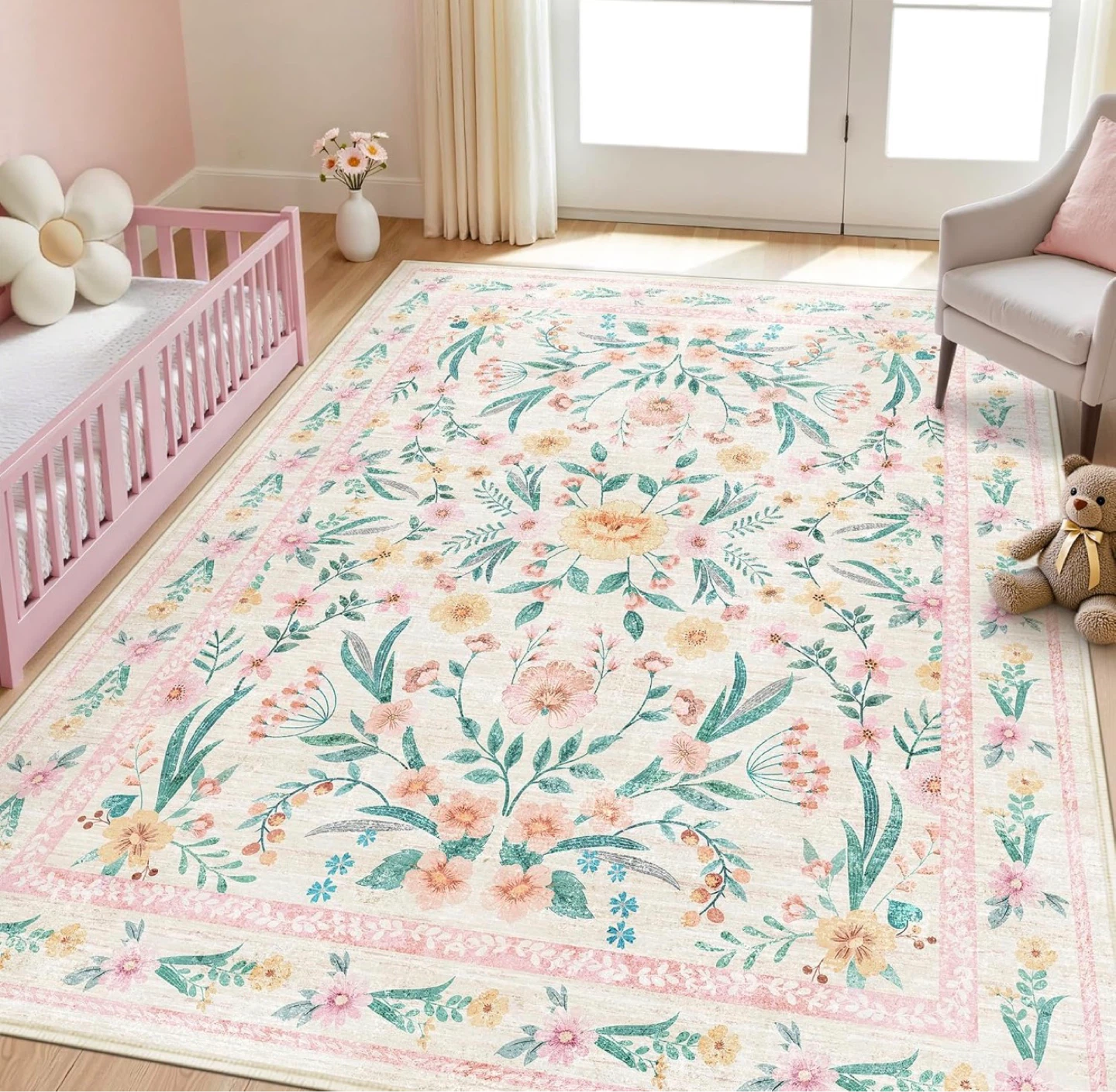 Floral Area Rug
