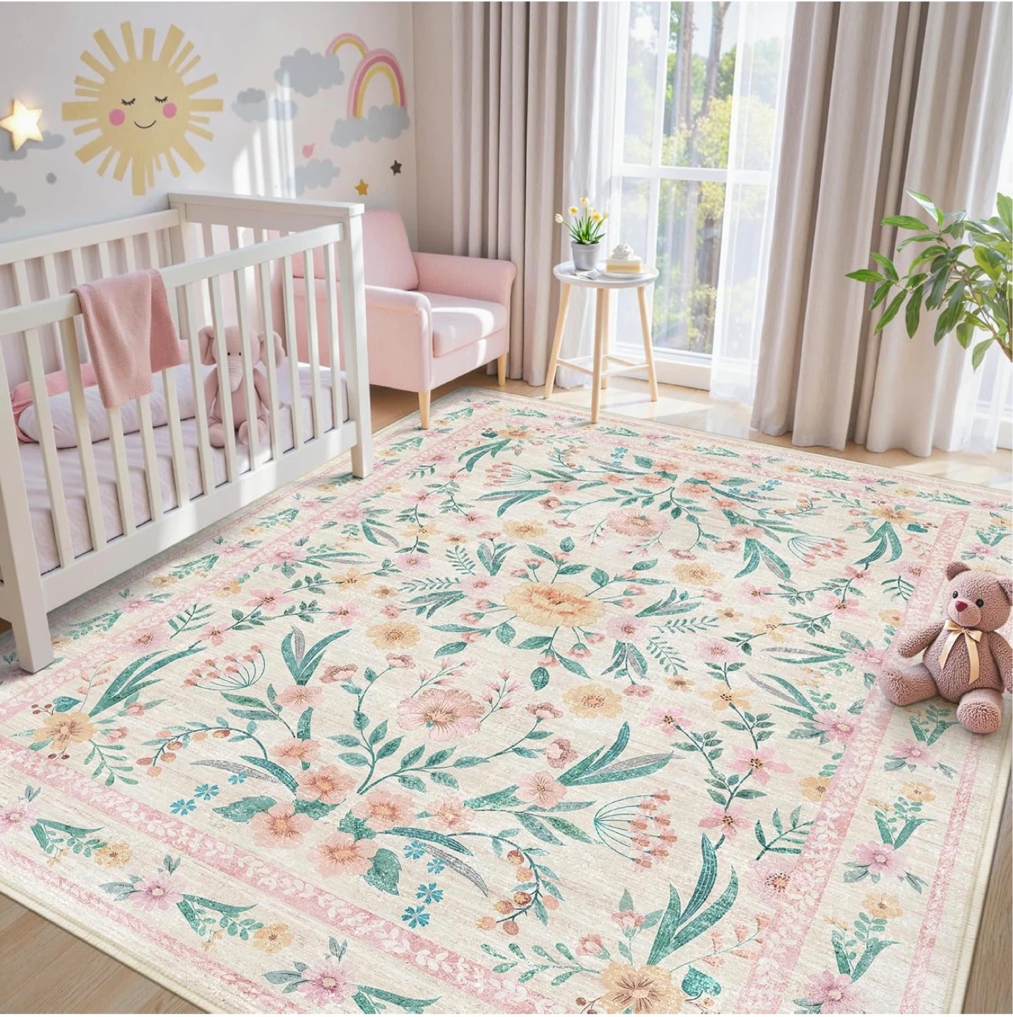Floral Area Rug - photo 5