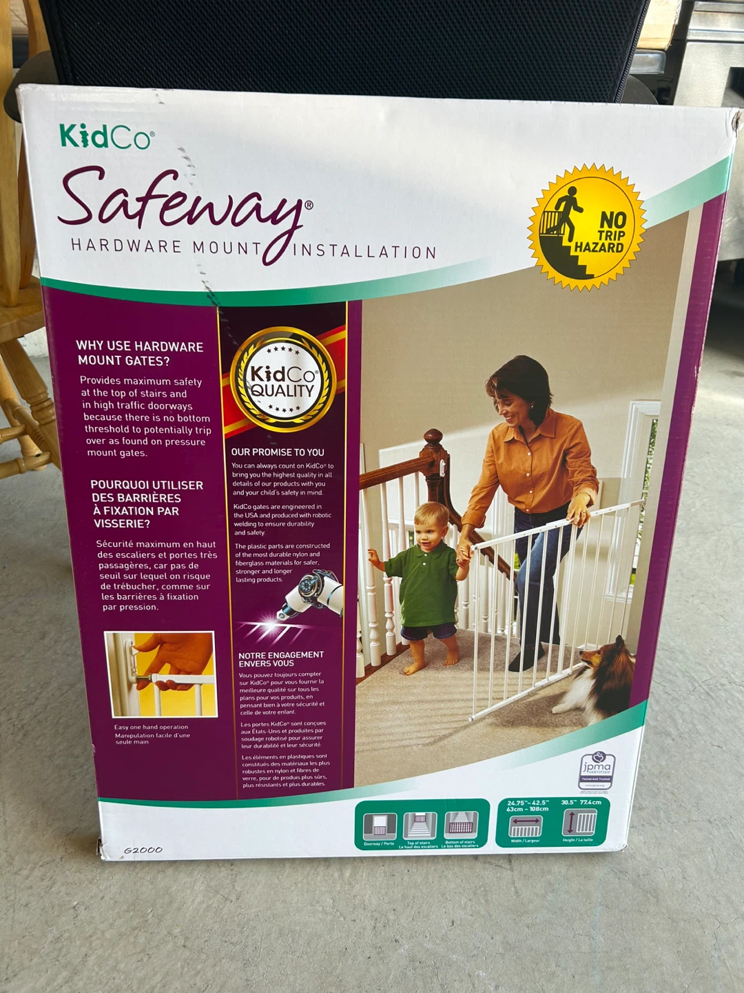 KidCo Safeway Hardware Mount Safety Gate