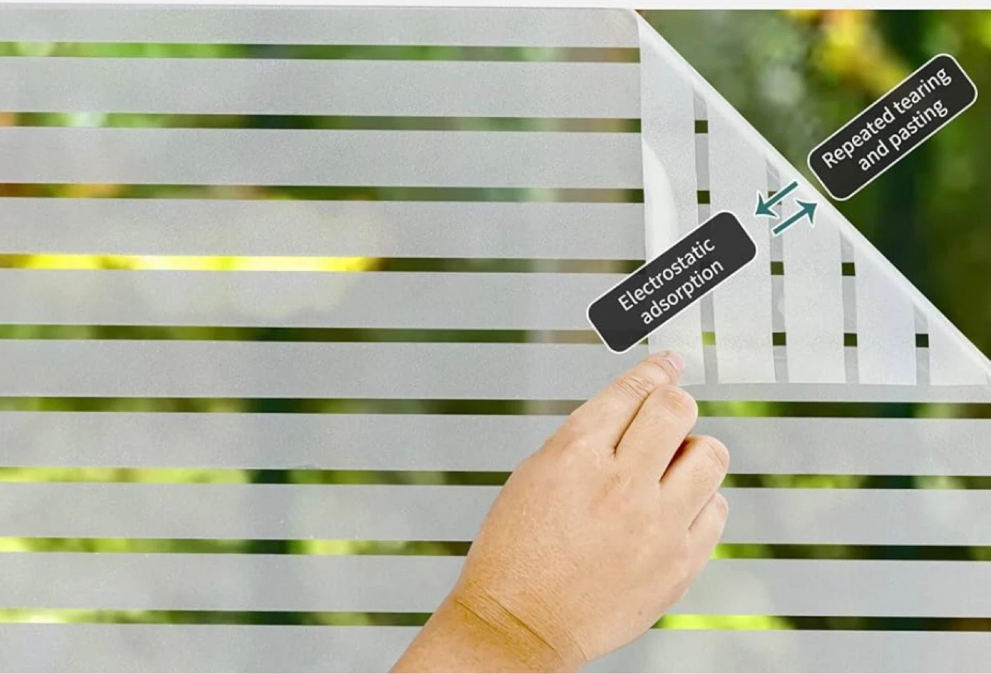 Privacy film for windows, doors, cabinets - photo 4